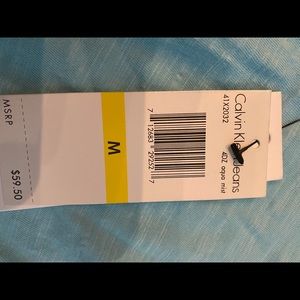 Calvin Klein men’s polo shirt in turquoise blue size m new with tags